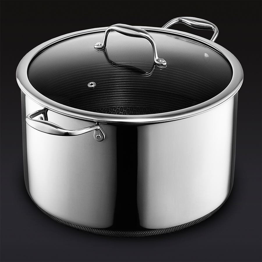 Hybrid Stock Pot with Lid, 12-Qt RFWH