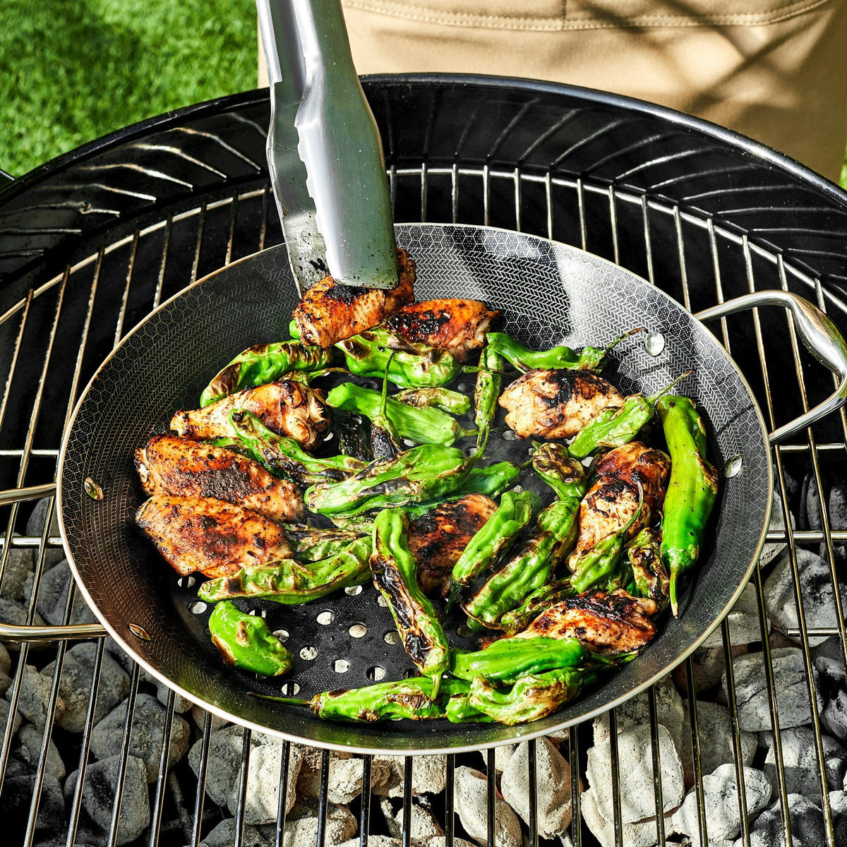 Hybrid BBQ Grill Pan, 12"