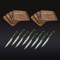 Steak Knife & Bistecca Plate Set, 16-pc (Green)