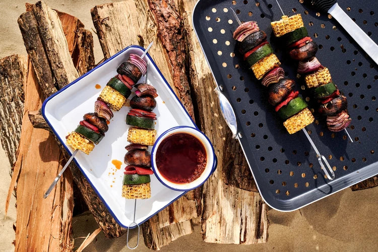 Vegetable Kebab with Aleppo-Lemon Butter